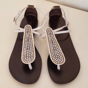 Giuseppe Zanotti flat sandals Eu38, US 8